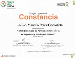 Constancia Gobierno del Estado