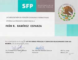 Certificado SFP