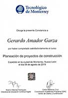 Constancia Certificado ITESM